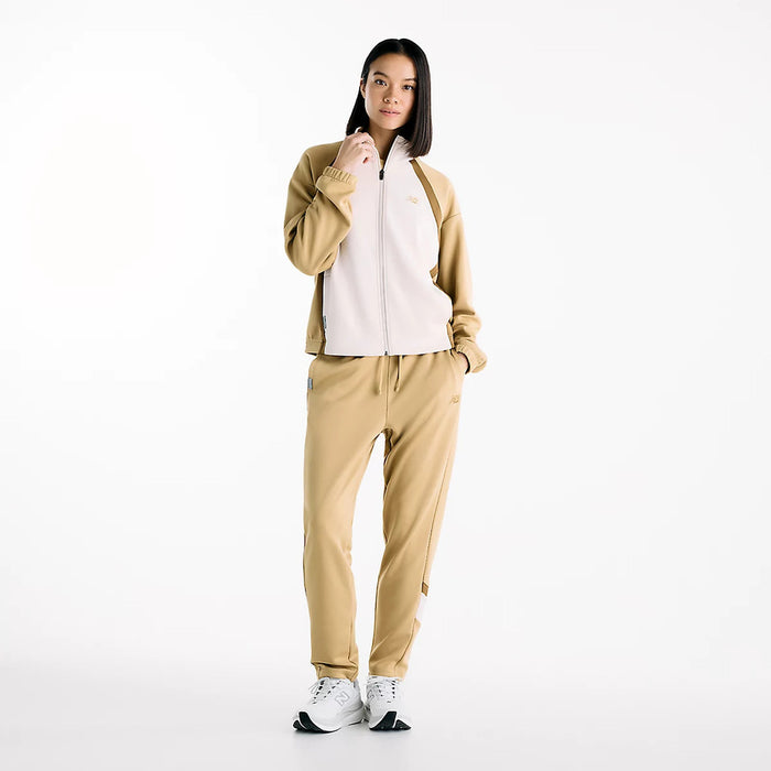 ニューバランスNEWBALANCEトラックジャケットニットトラックジャケットレディース大人吸湿速乾保温ダブルニットリラックスフィットWJ62Z29U-LIN