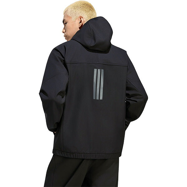 アディダスadidasメンズブレーカーシャツ撥水裏フリース26FWウィンドジャケットWP086