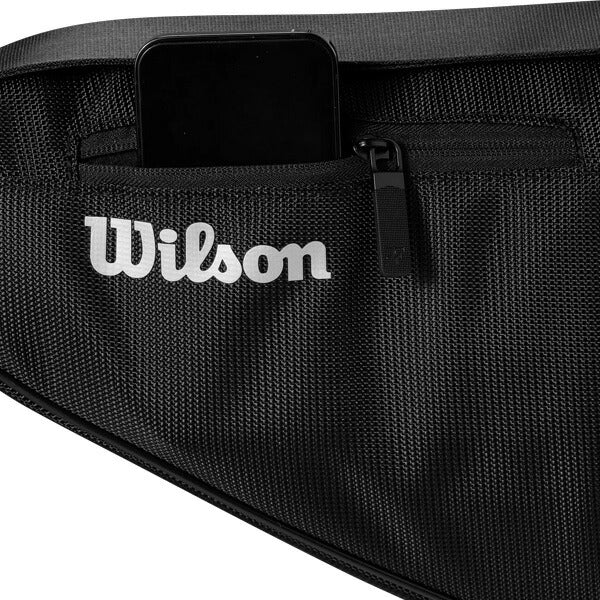 【ショップ限定エントリーでさらに+9倍】ウィルソンwilsonテニスラケットケースロジャーフェデラーモデルRFRACQUETCOVERBLACKWR8044001001ブラック