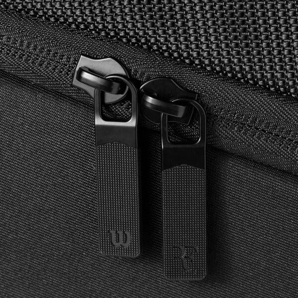 【ショップ限定エントリーでさらに+9倍】ウィルソンwilsonテニスラケットケースロジャーフェデラーモデルRFRACQUETCOVERBLACKWR8044001001ブラック