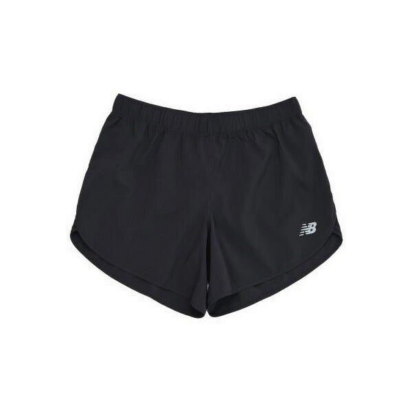 【ショップ限定エントリーでさらに+9倍】【ネコポス送料無料】ニューバランスNewBalanceレディースランニングパンツ5インチインナーナシ25FWショートパンツブラックWS51200-BK