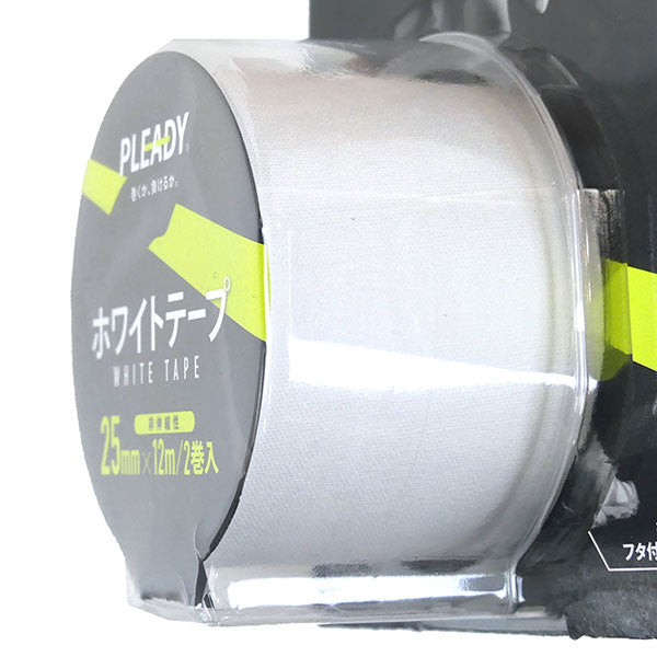 プレディPLEADYホワイトテープブリスターパック25mm2巻WT-BP250サッカーフットサルテーピング