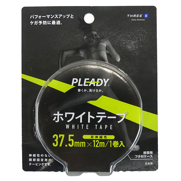 プレディPLEADYホワイトテープブリスターパック37.5mmWT-BP375サッカーフットサルテーピング