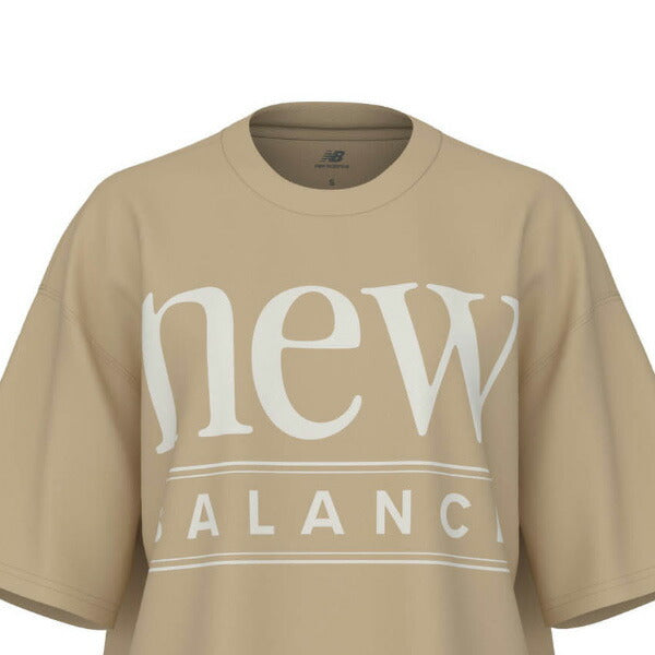 【ネコポス送料無料】ニューバランスNewBalanceレディースTシャツリイマジンドオーバーサイズTシャツ26SS半袖WT61U5F6-ABC
