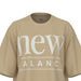 【ネコポス送料無料】ニューバランスNewBalanceレディースTシャツリイマジンドオーバーサイズTシャツ26SS半袖WT61U5F6-ABC