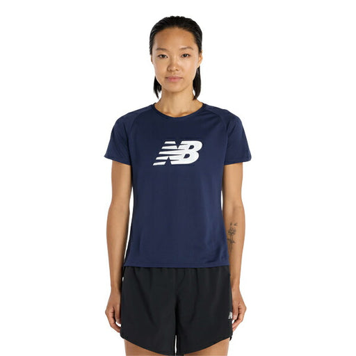 【ネコポス対応可】ニューバランスNewBalanceロゴTシャツレディース半袖シャツWT61V85C-TNV