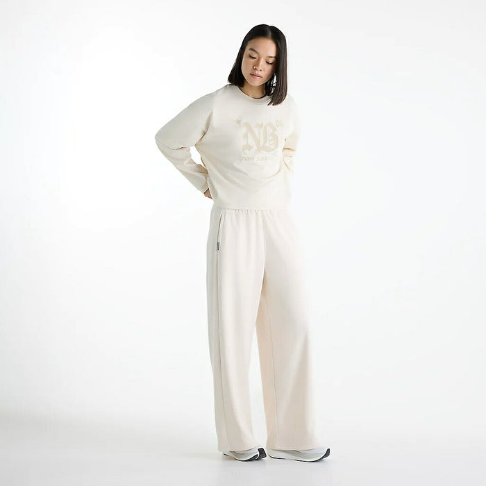 ニューバランスNEWBALANCEグラフィックロングスリーブTシャツレディース大人長袖吸汗速乾オーバーサイズWT62C1H8-LIN