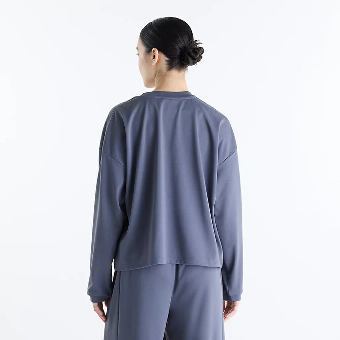 ニューバランスNEWBALANCEグラフィックロングスリーブTシャツレディース大人長袖吸汗速乾オーバーサイズWT62C1H8-MGT