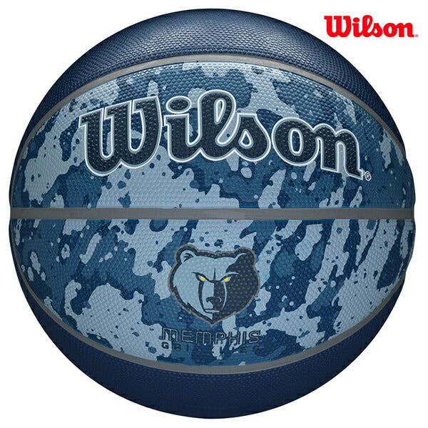【ショップ限定エントリーでさらに+9倍】ウィルソンWilsonゴムボール7号NBATEAMTIEDYEバスケットボールラバー7号メンフィス・グリズリーズ7号WTB1500XBMEM