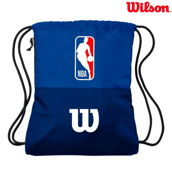【ネコポス送料無料】ボールバッグ1個入れNBA1個入れボールナップﾟBLKWTBA70020NBAWILOSNウィルソン