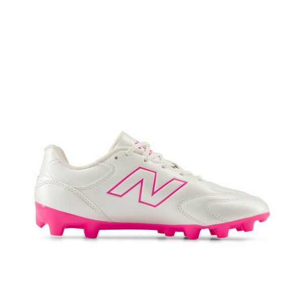 442TeamHG/AGJnrV3ニューバランスNewBalanceY43H93F-Wホワイトピンクジュニアサッカースパイク