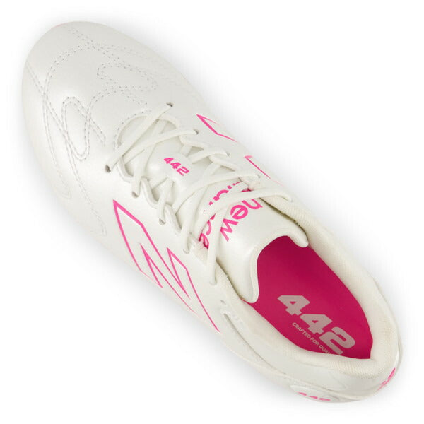 442TeamHG/AGJnrV3ニューバランスNewBalanceY43H93F-Wホワイトピンクジュニアサッカースパイク