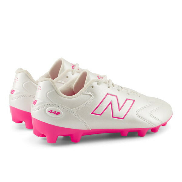 442TeamHG/AGJnrV3ニューバランスNewBalanceY43H93F-Wホワイトピンクジュニアサッカースパイク