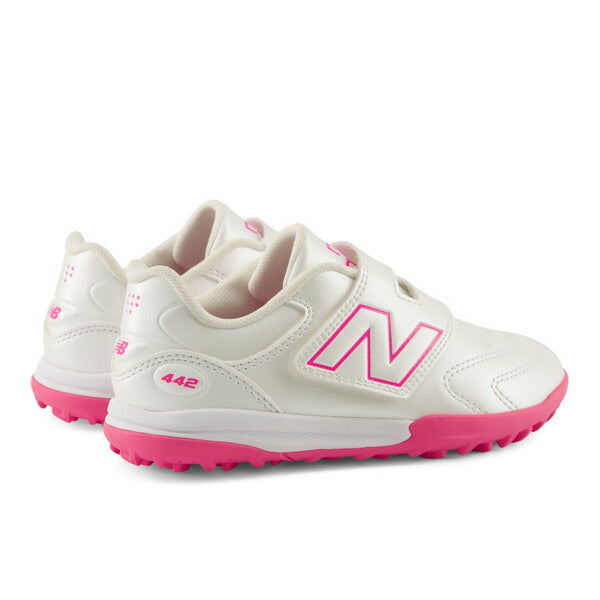 442TeamVTFJnrV3ニューバランスNewBalanceY43VT9IW-Wホワイトピンクジュニアサッカートレーニングシューズベルクロ