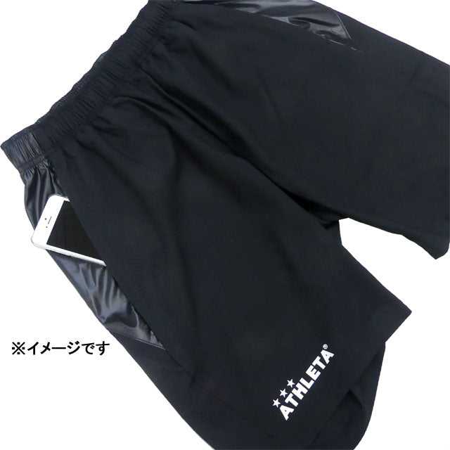 【ネコポス送料無料】アスレタATHLETA別注ポケ付プラクティスパンツYW157サッカーフットサルサッカーパンツハーフパンツ練習メンズ