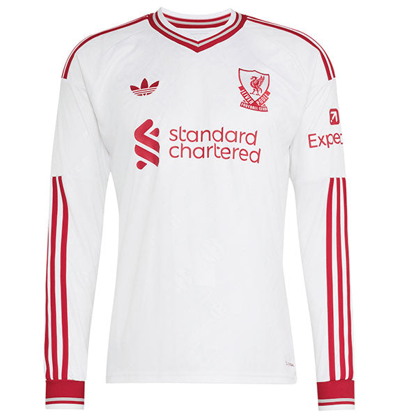 リバプールLFC2026-27アウェイ長袖レプリカユニフォームZM158-KB8292サッカープレミアリーグ2ndユニフォームメンズアディダス