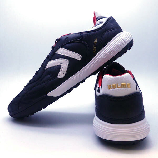 MICHELTFケルメKELMEZX80011017-003ブラック×ホワイトサッカートレーニングシューズ
